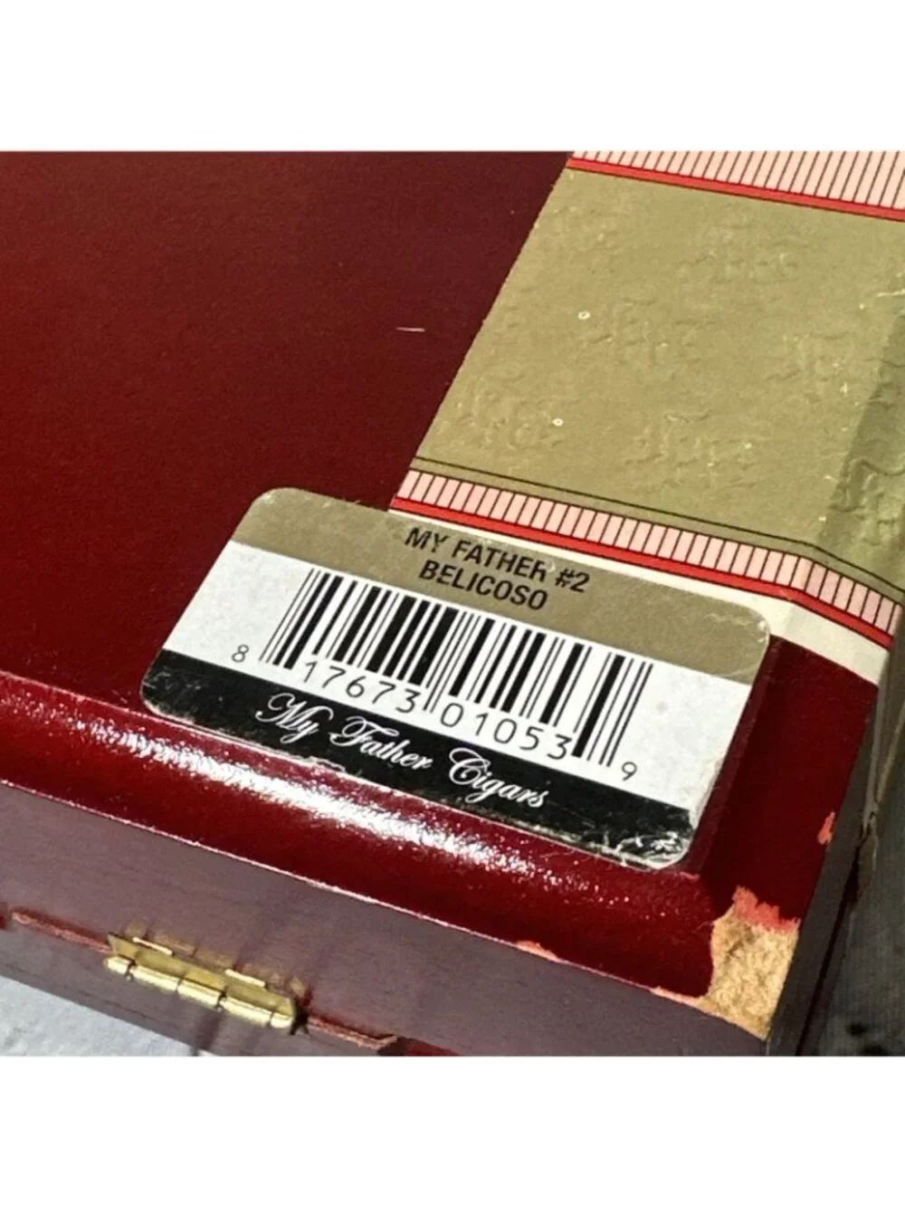 Empty Wood Cigar Box My Father Garcia Cigars No. 2 Belicoso 11